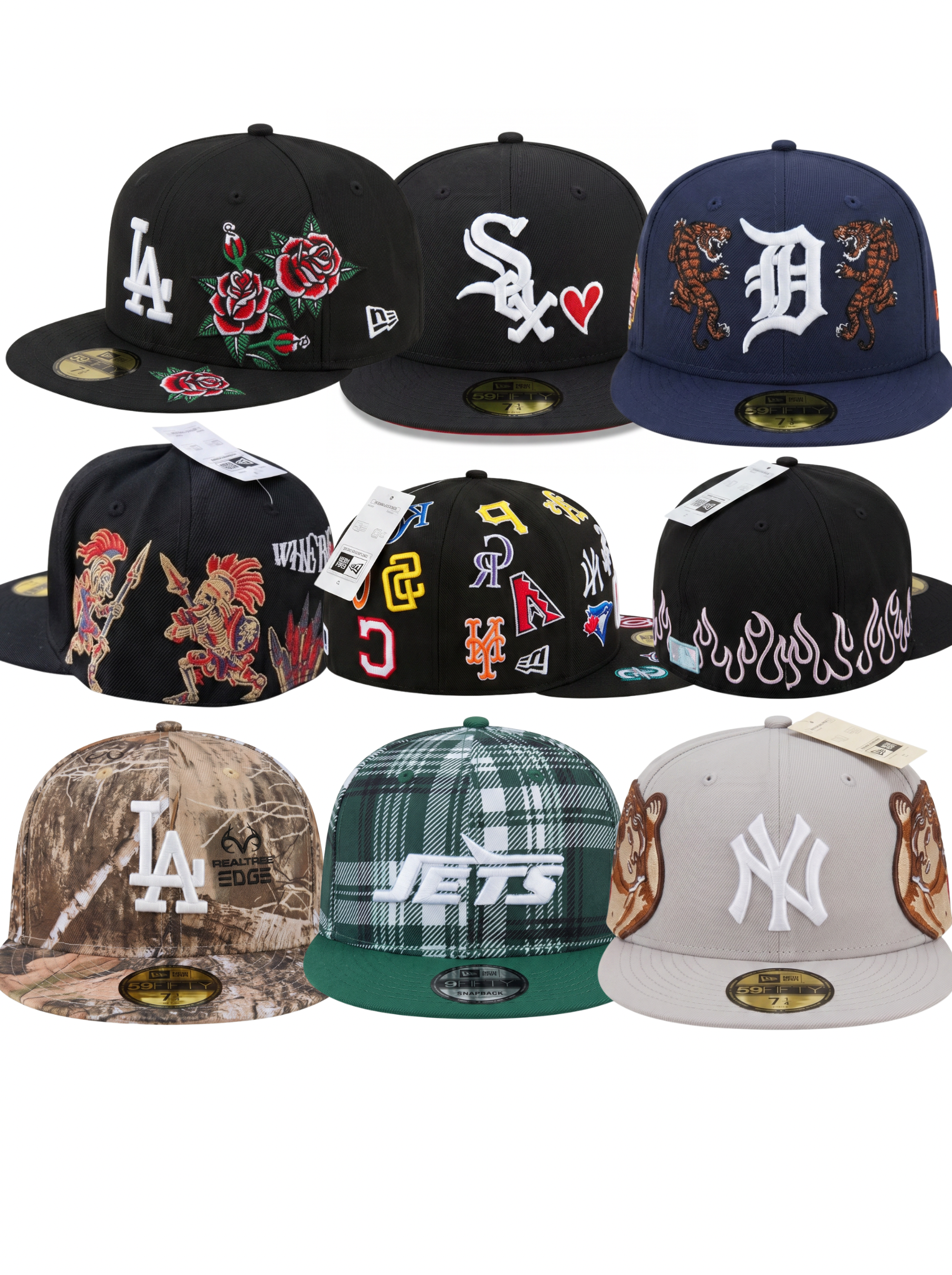 Fitted Caps/ Čepice