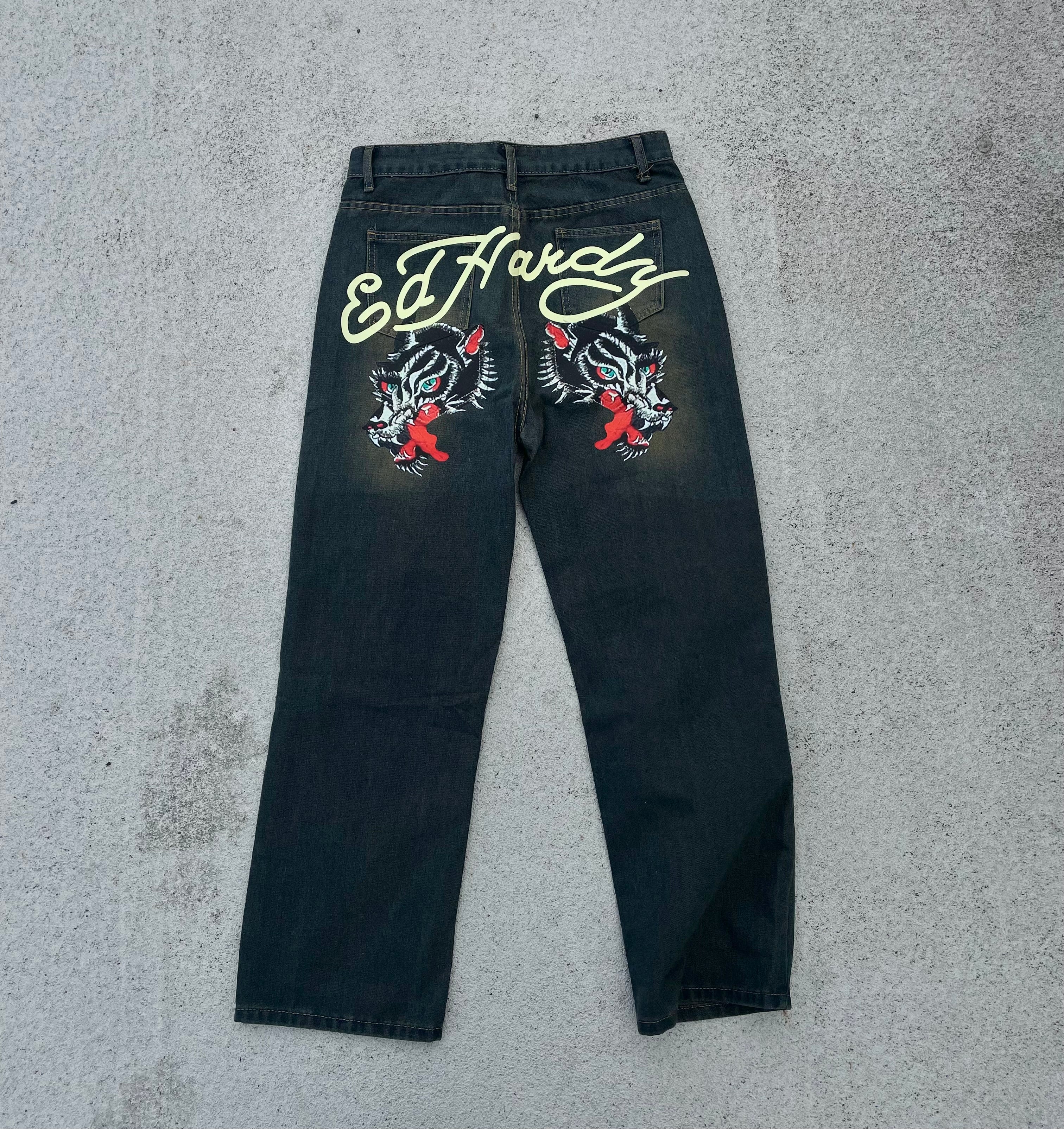 Ed Hardy Wolf Jeans