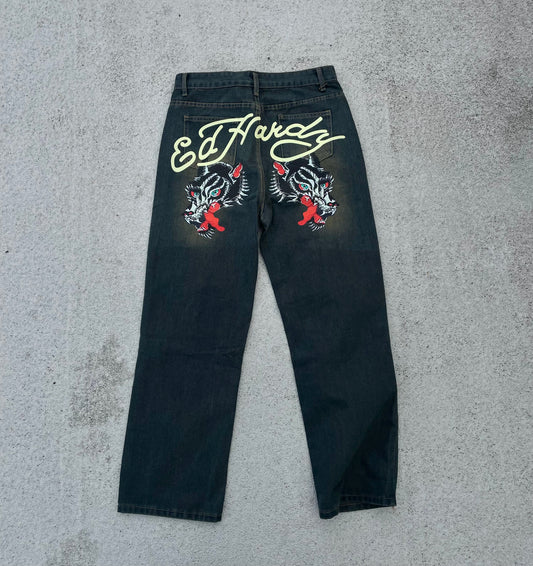 Ed Hardy Wolf Jeans