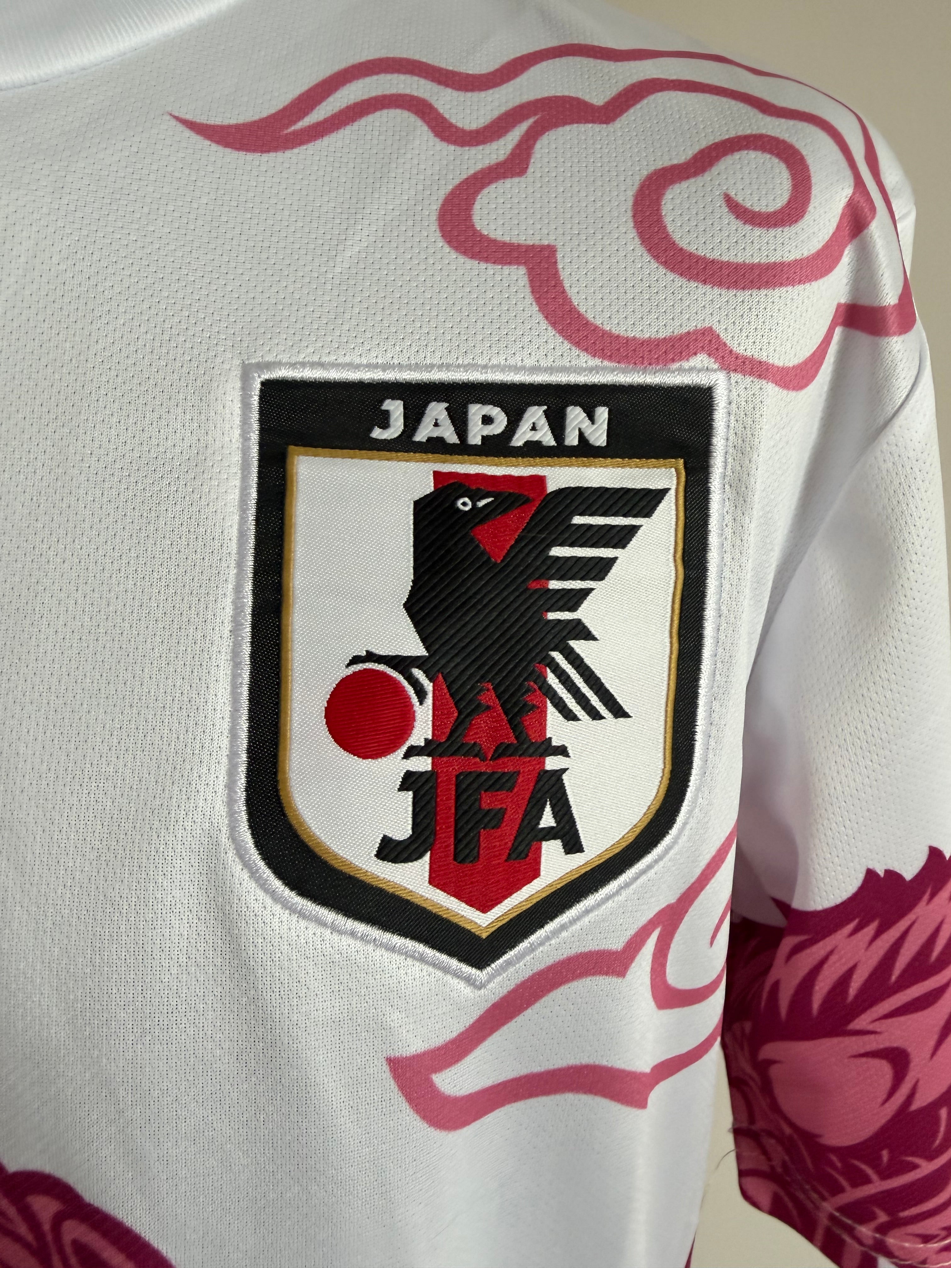 Japan Adidas National team pink dragon dres