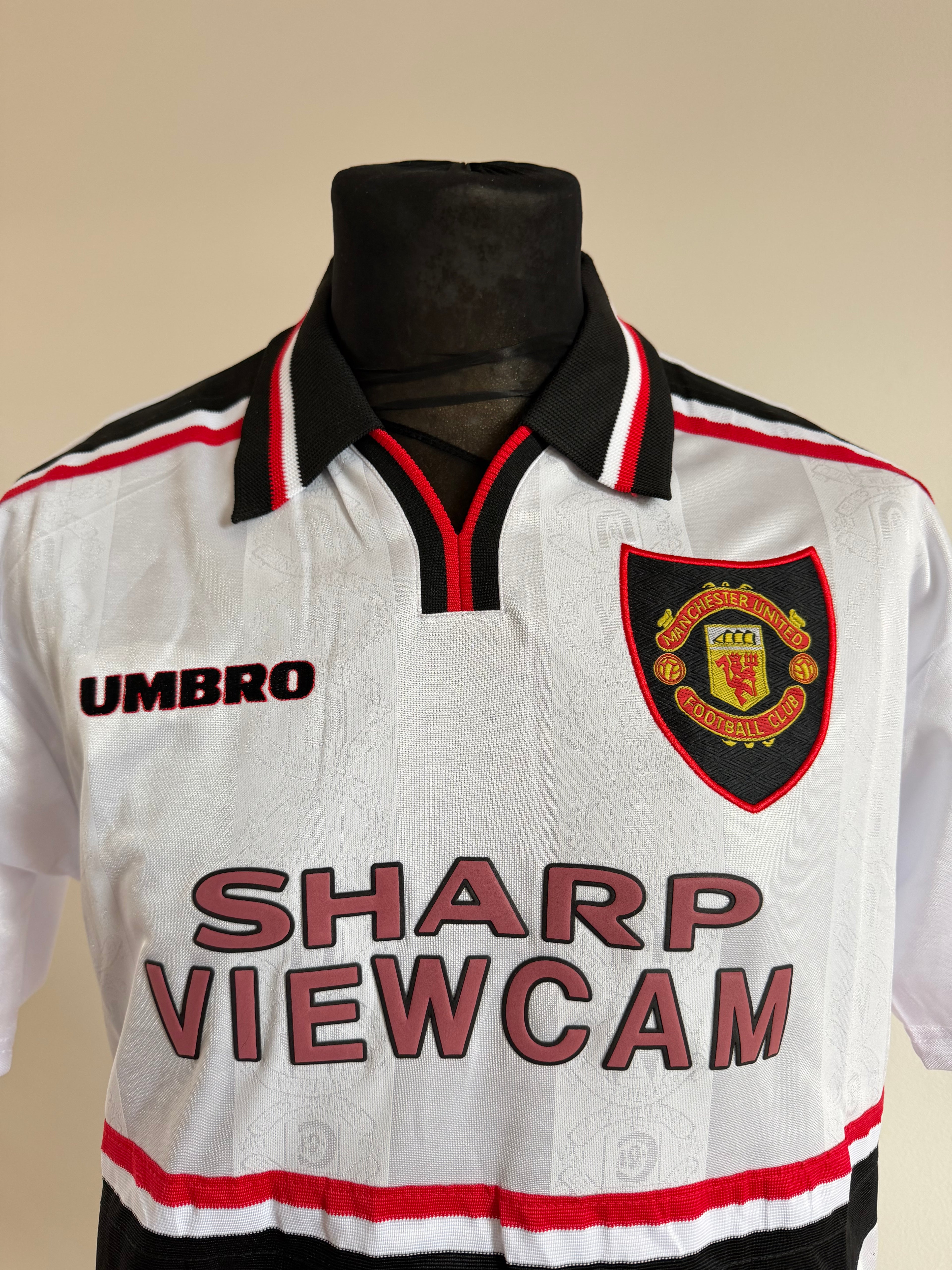 Manchester United Umbro retro 1997-98 polo dres