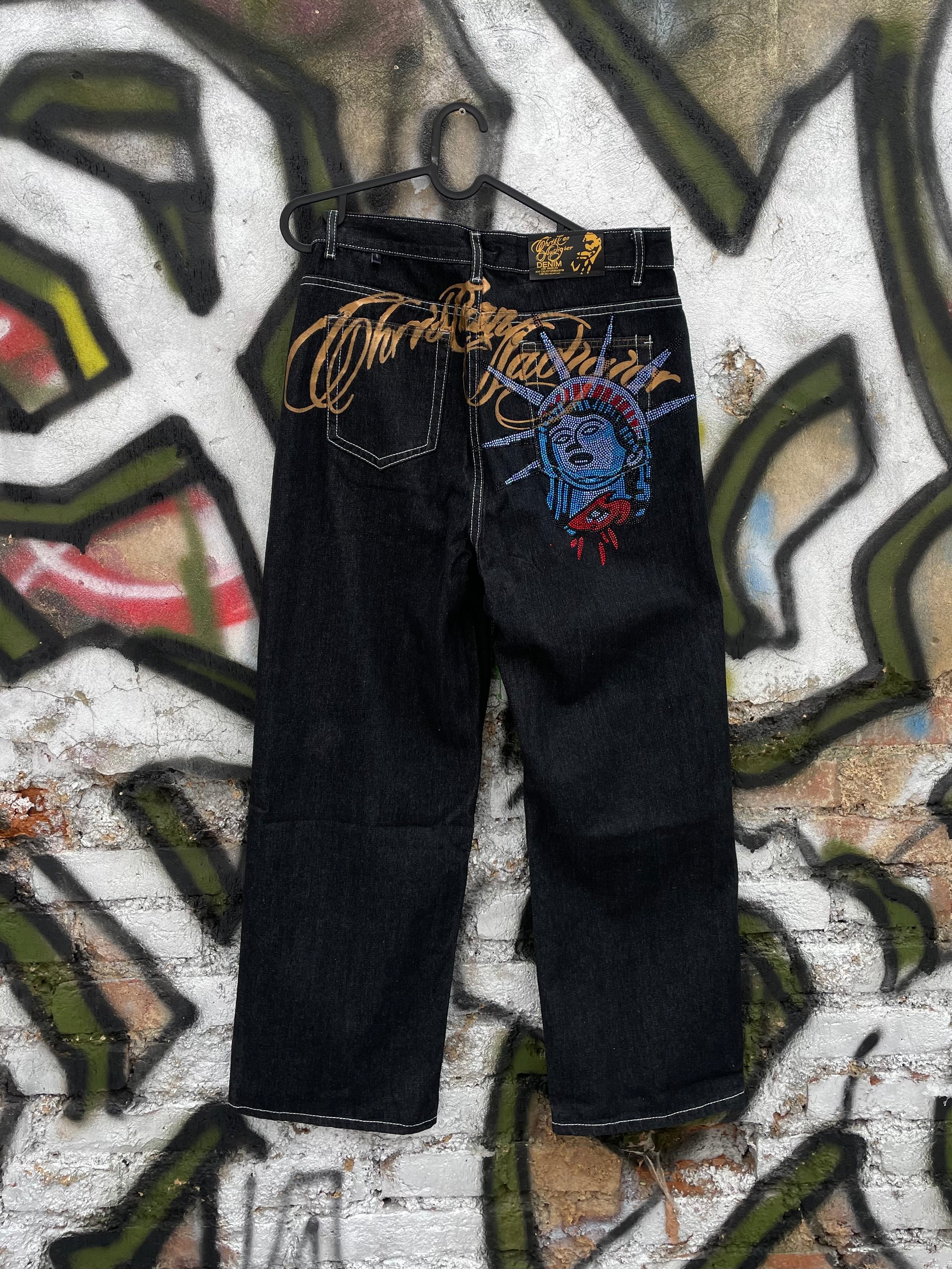 Chris. Aud. Liberty Jeans *rhinestone*