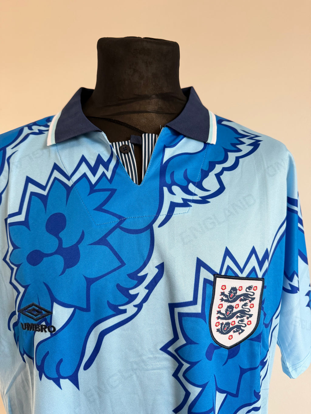 England Retro Umbro dres národního týmu z let 1992–1993