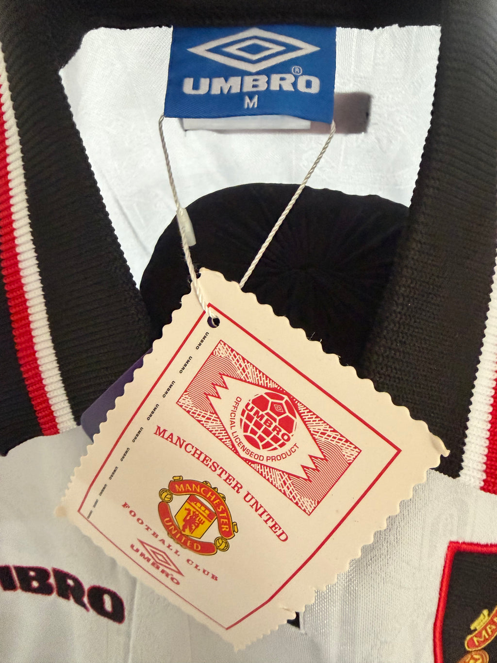 Manchester United Umbro retro 1997-98 polo dres