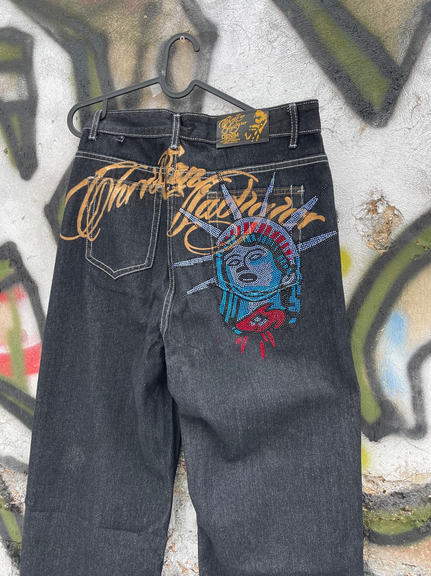 Chris. Aud. Liberty Jeans *rhinestone*