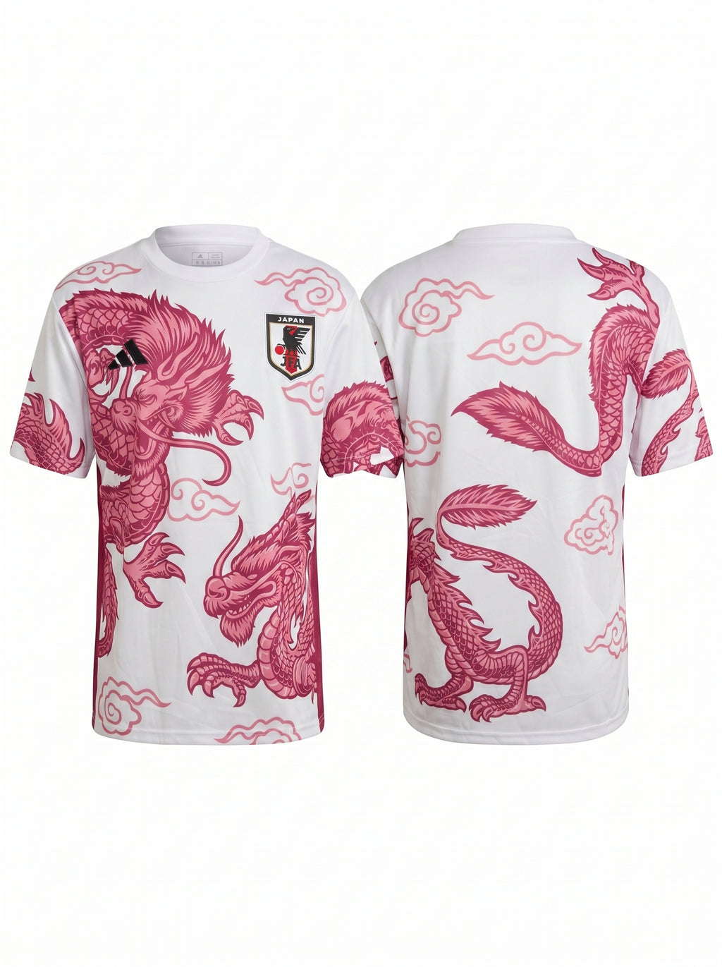 Japan Adidas National team pink dragon dres