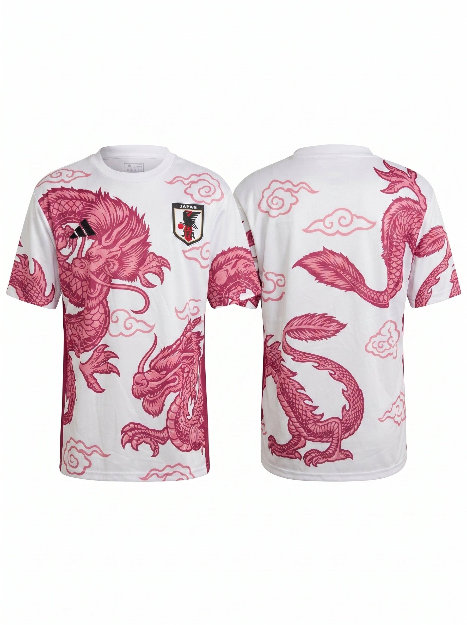 Japan Adidas National team pink dragon dres
