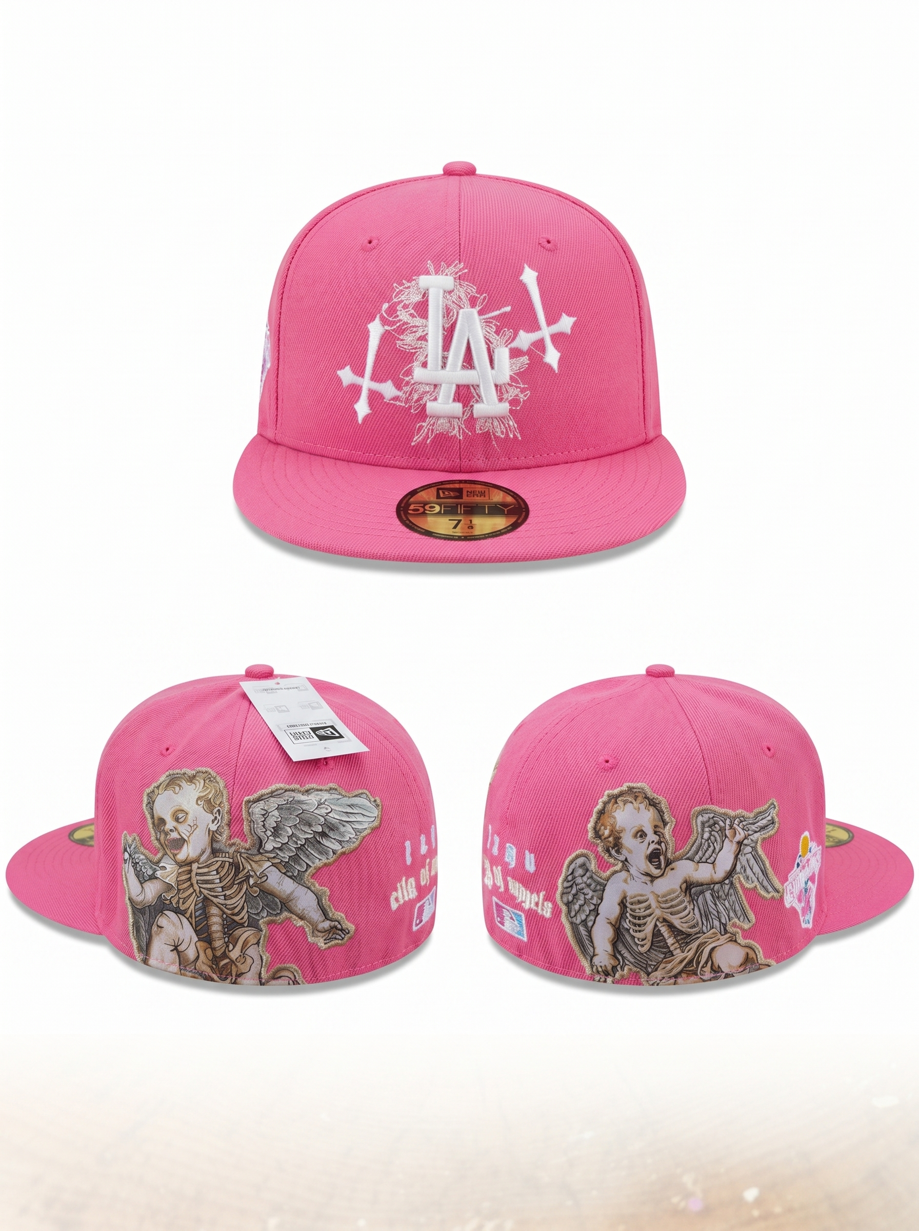 New Era 59Fifty Los Angeles Dodgers Pink "Mystic"