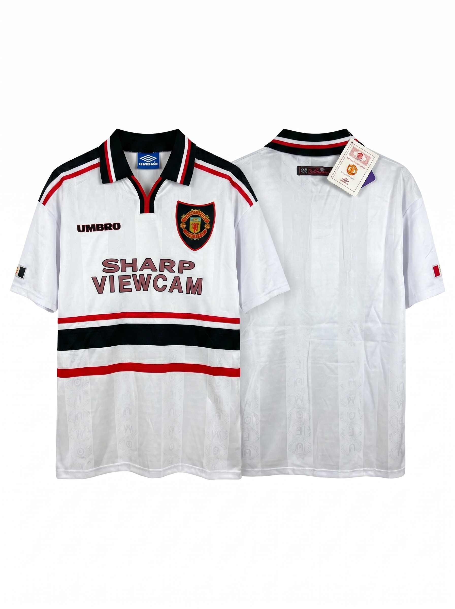 Manchester United Umbro retro 1997-98 polo dres