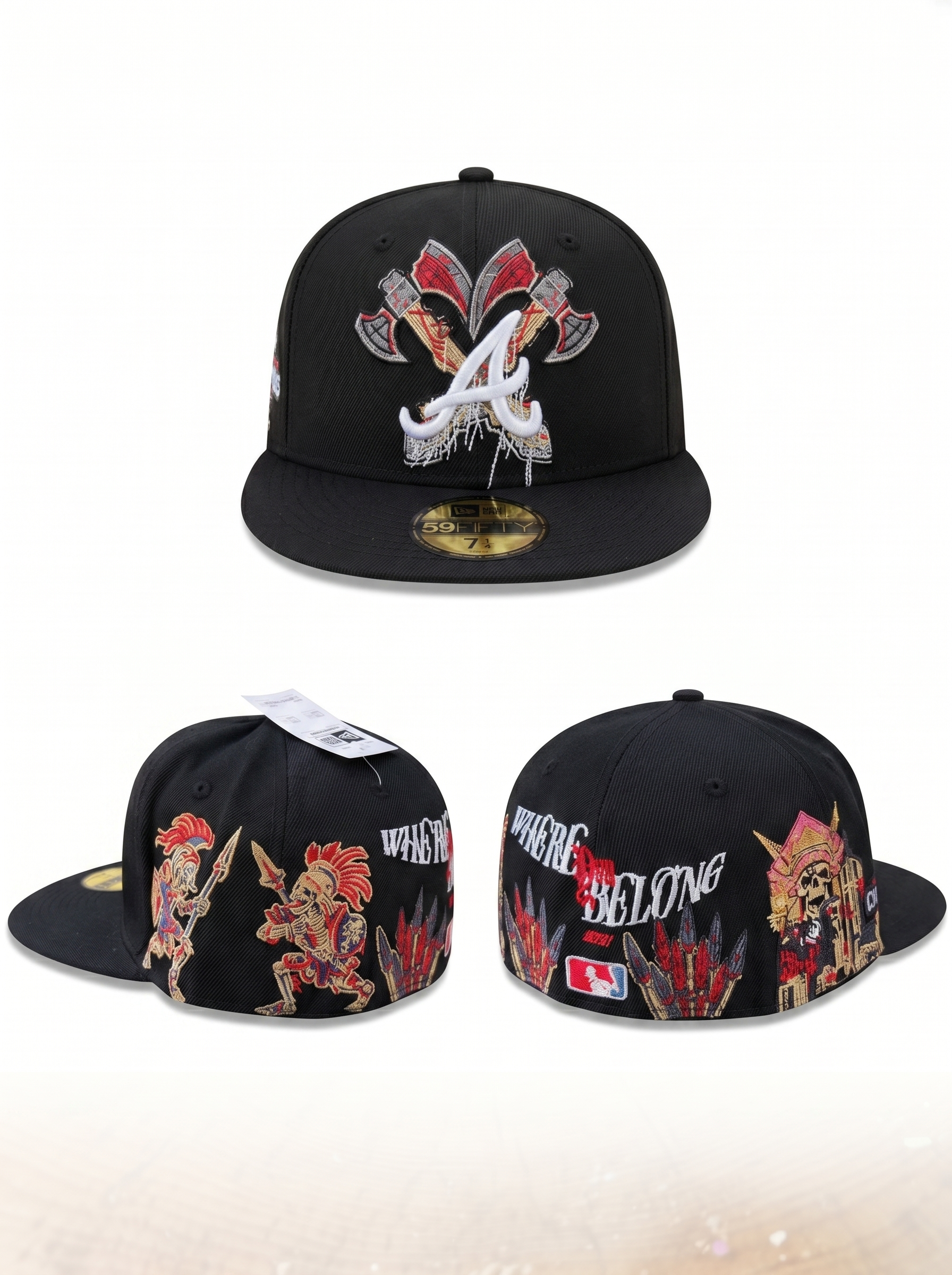 New Era 59FIFTY Atlanta Braves  "Where We Belong"