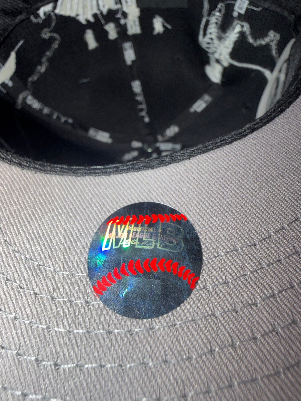New Era 59FIFTY Philadelphia Phillies Black skeleton