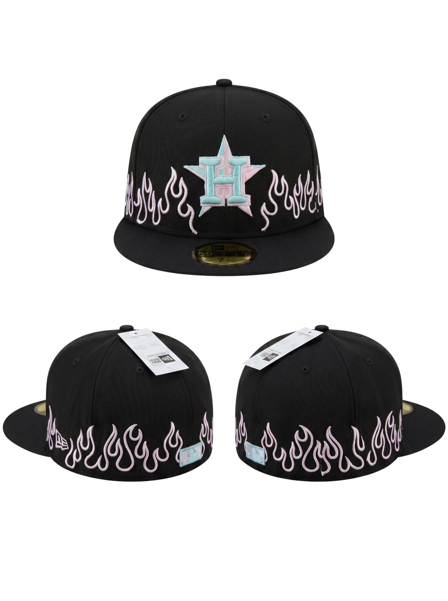 New Era 59FIFTY Team Fire Houston Astros