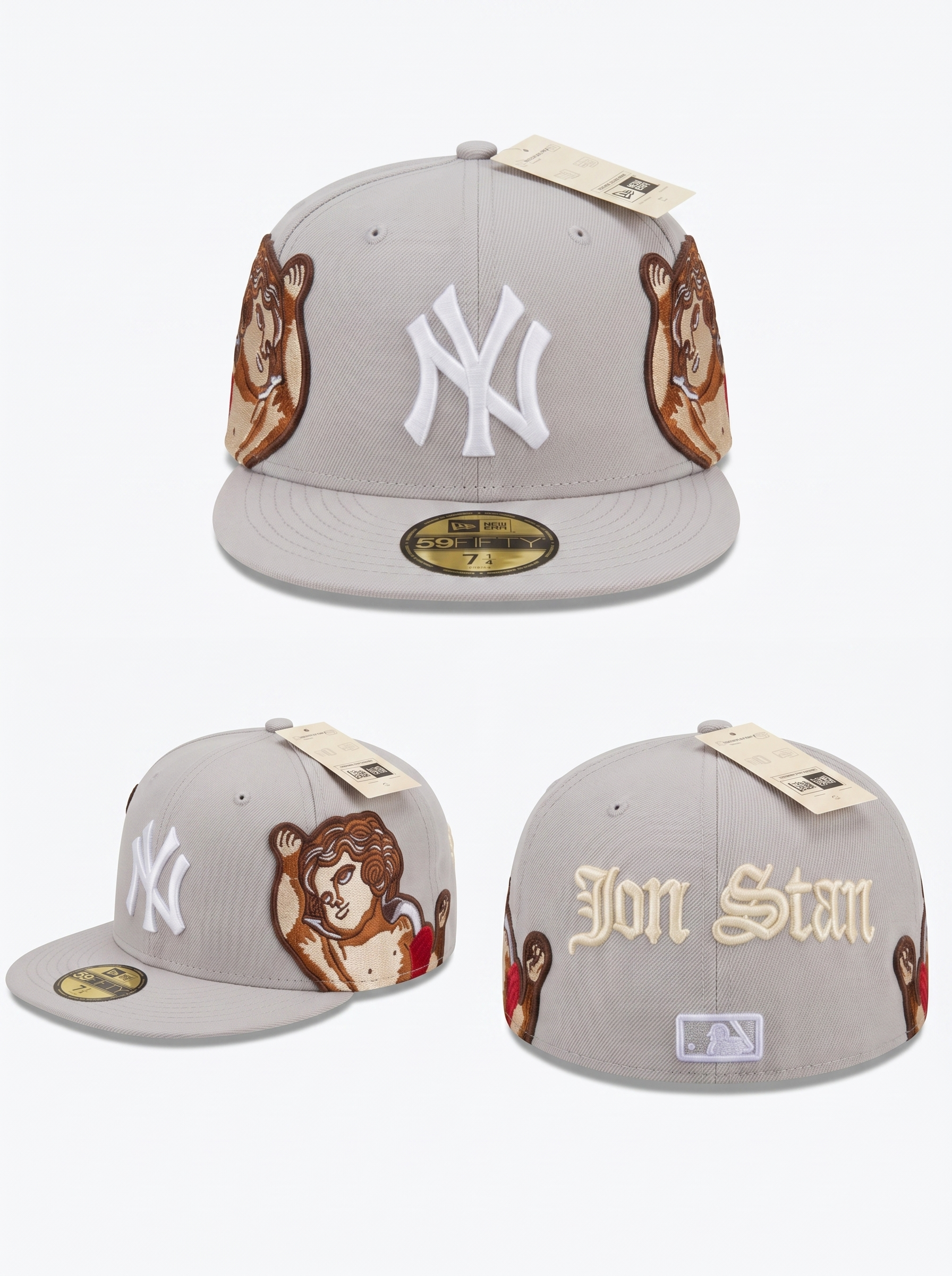 New Era 59FIFTY New York Yankees "Jon Stan" Grey