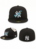 New Era 59FIFTY Fitted Hat New York Yankees blue flower
